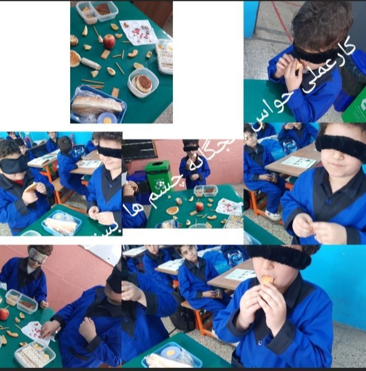 آموزش حواس پنجگانه در پایه اول دانش ۲